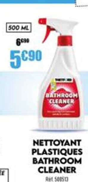 nettoyant plastiques bathroom cleaner