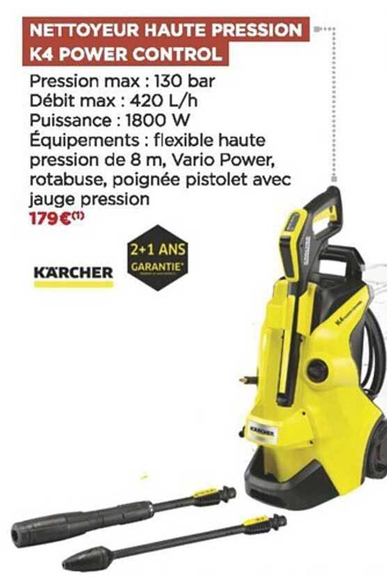 nettoyeur haute pression k4 power control