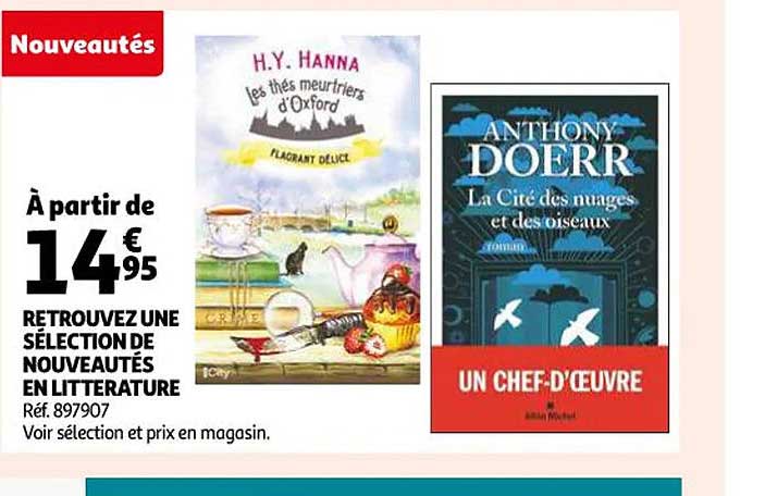 nouveautés en litterature