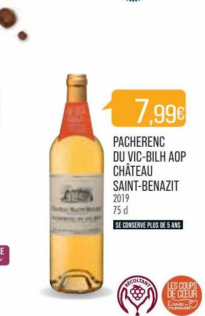 pacherenc du vic-bilh aop château saint-benazit 2019