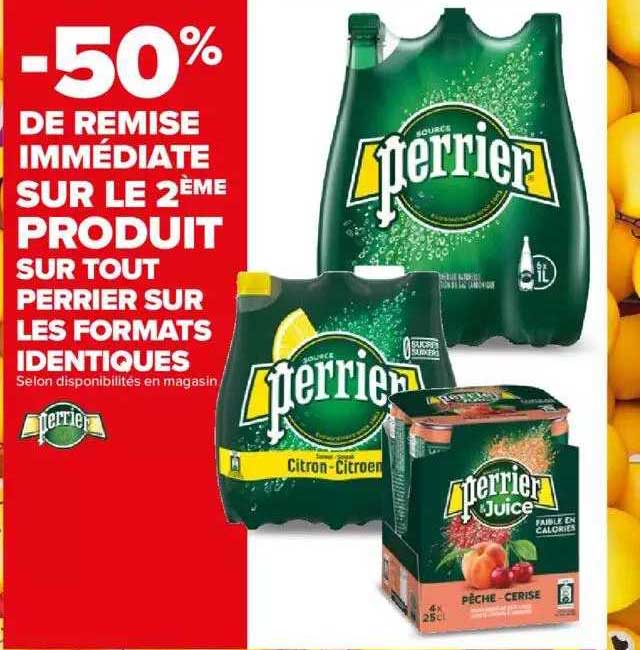 Perrier Sur Les Formats Identiques