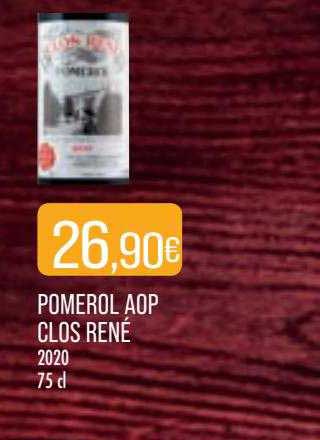 pomerol aop clos rené 2020