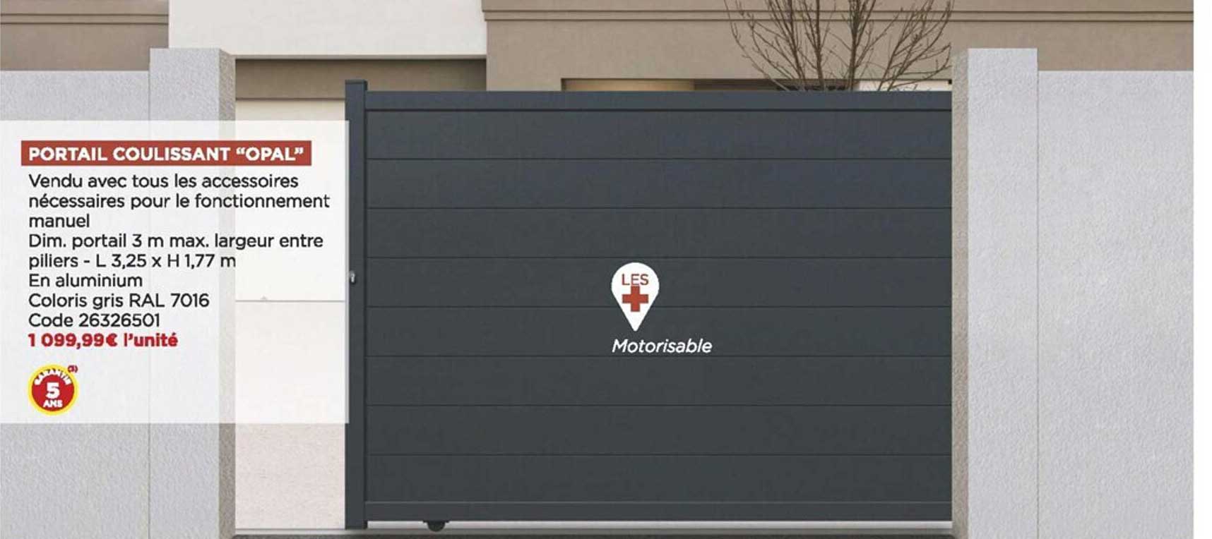 portail coulissant "opal"