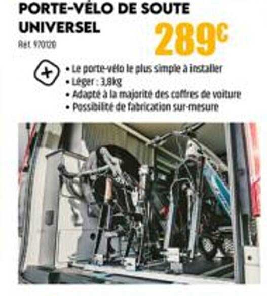 porte-vélo de soute universel