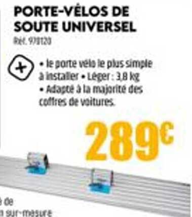 porte-vélos de soute universel