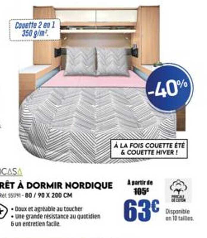 prêt à dormir nordique incasa