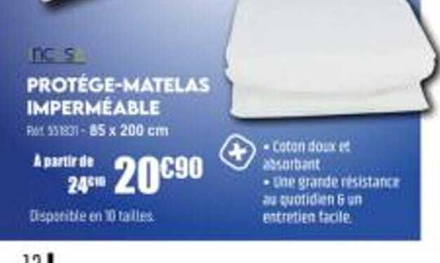 protège-matelas imperméable incasa