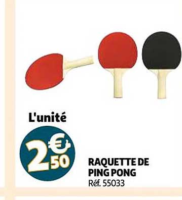 raquette de ping pong