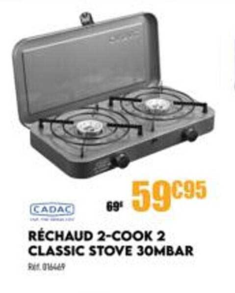 réchaud 2-cook 2 classic stove 30mbar cadac