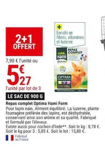 repas complet optima hami form