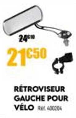 rétroviseur gauche pour vélo
