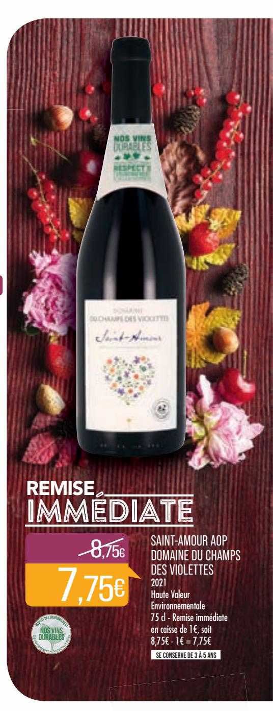 saint-amour aop domaine du champs des violettes 2021