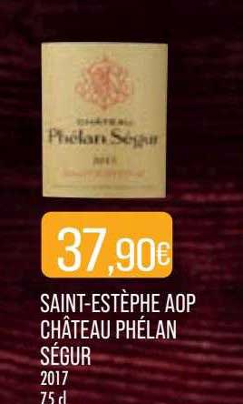 saint-estèphe aop château phélan ségur 2017