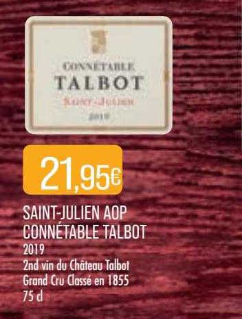 saint-julien aop connétable talbot 2019