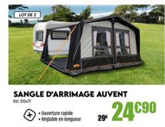 sangle d'arrimage auvent