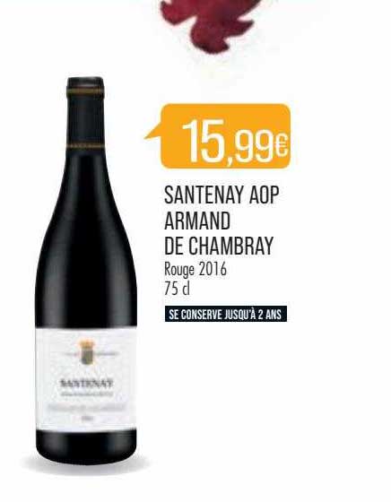 santenay aop armand de chambray rouge 2016