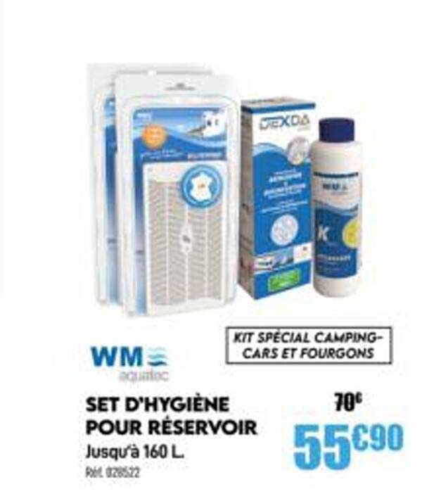 set d'hygiène pour réservoir