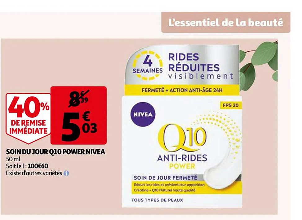 soin du jour q10 power nivea