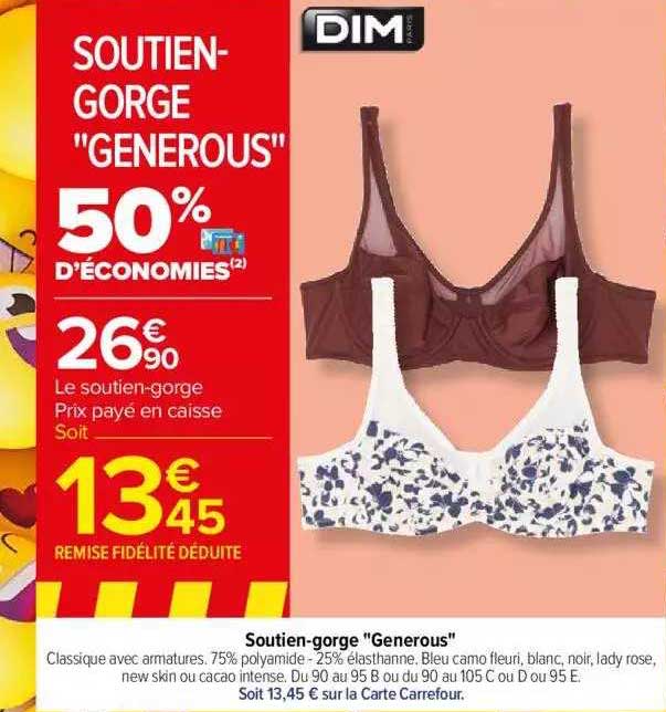 Soutien-gorge "generous" Dim