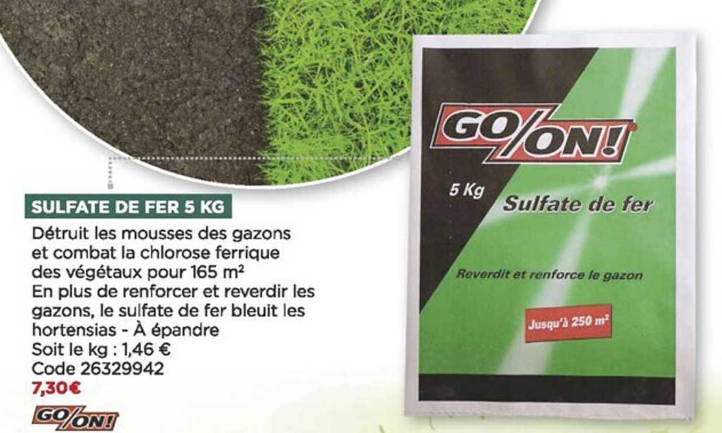 Sulfate De Fer 5 Kg Go On!
