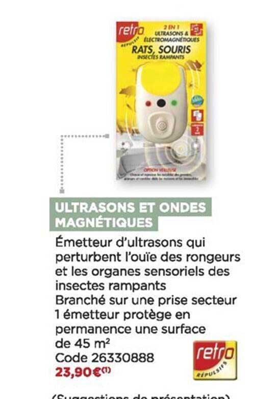 ultrasons et ondes magnétiques retro