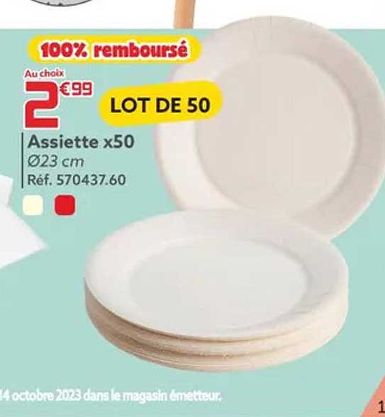 Assiette X50