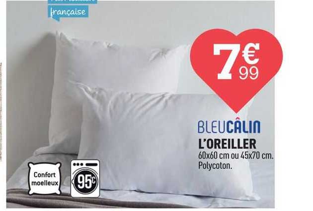 bleucâlin l'oreiller