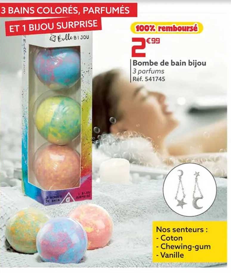 bombe de bain bijou