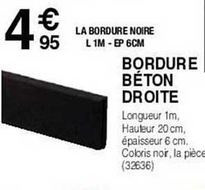 Bordure Béton Droite