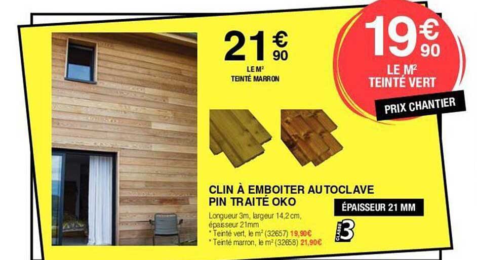 clin à amboiter autoclave pin traité oko