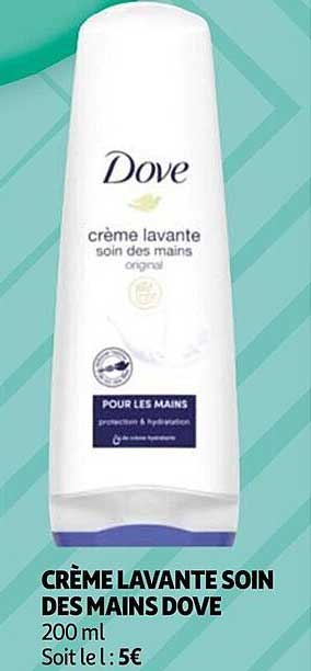 crème lavante soin des mais dove