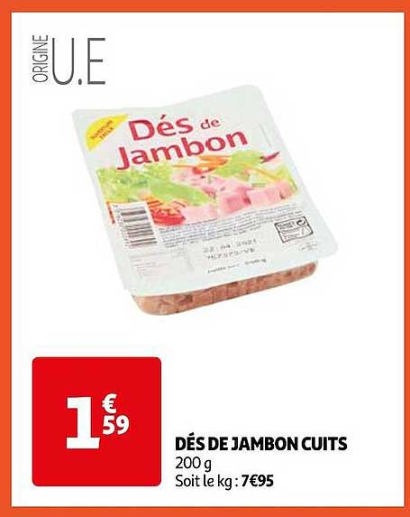 Dés De Jambon Cuits