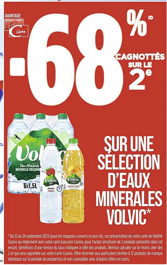 eaux minérales volvic