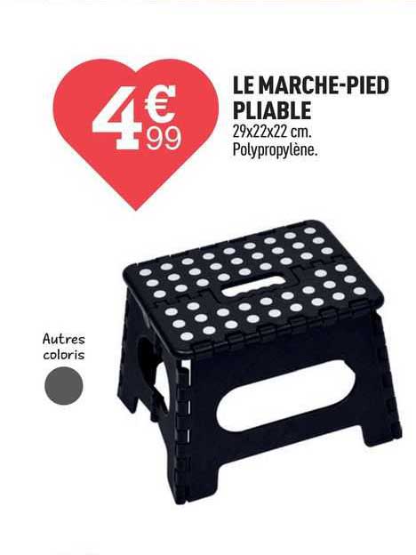 Le Marche-pied Pliable