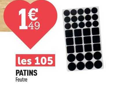 Les 105 Patins Feutre