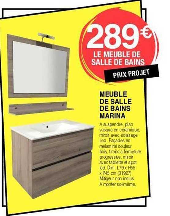 meuble de salle de bains marina