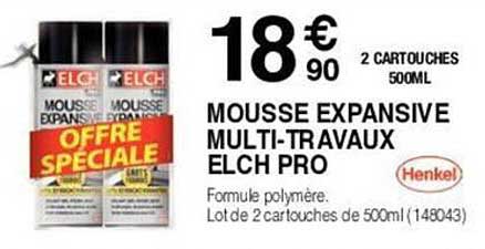 mousse expansive multi-travaux elch pro henkel