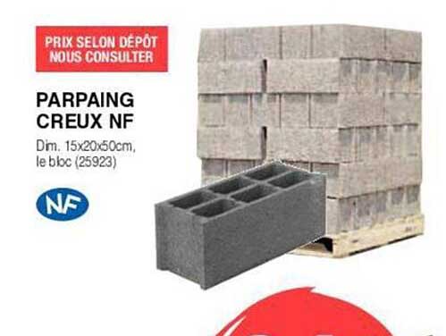 parpaing creux nf