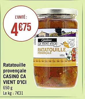 ratatouille provençale casino da vient d'ici