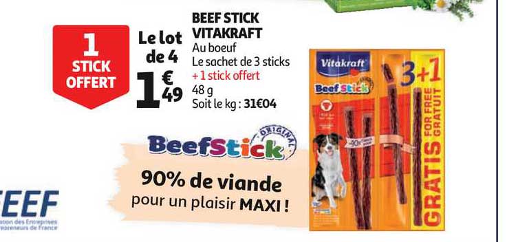 beef stick vitakraft