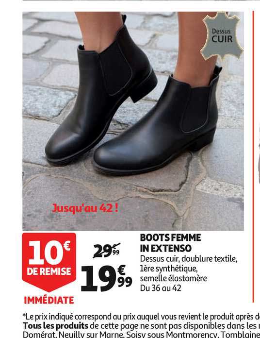 boots femme in extenso