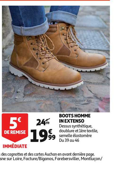 boots homme in extenso