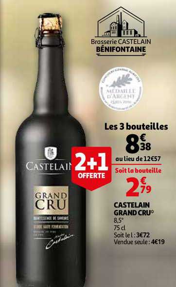 Castelain Grand Cru 2+1 Offerte