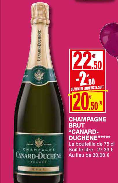 champagne brut canard duchêne