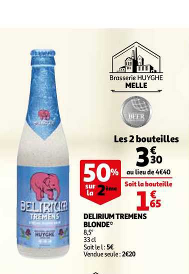 Delirium Tremens Blonde 50% Sur Le 2ème