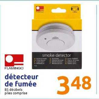 détecteur de fumée flamingo