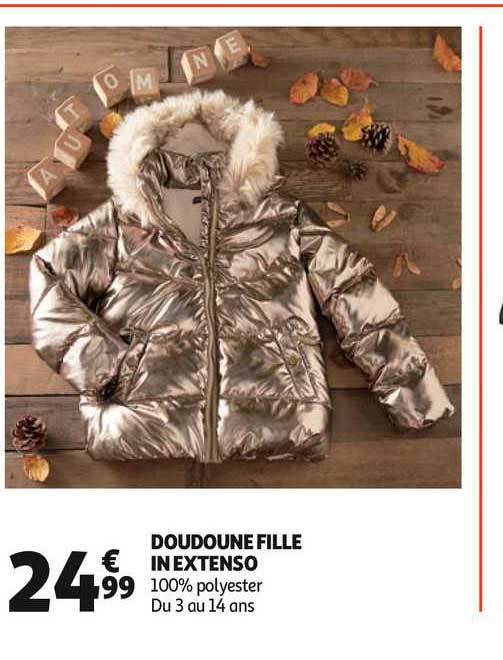 Doudoune Fille In Extenso