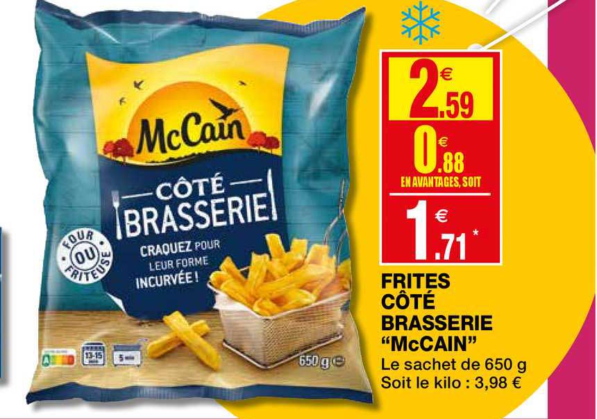 frites côté brasserie mc cain
