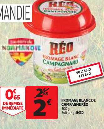 Fromage Blanc De Campagne Réo