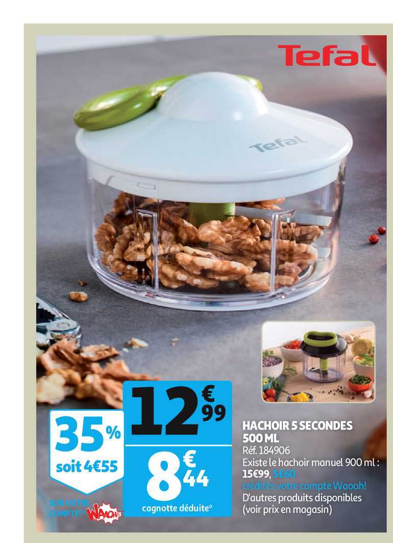 hachoir 5 secondes 500 ml
